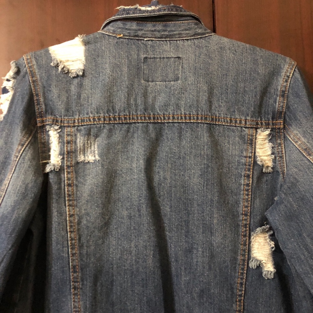 Cool 😎 Jeans Ripped Jacket - Picture 7 of 8